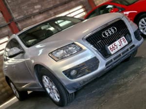 2009 Audi Q5 8R MY10 TDI S Tronic Quattro Silver, Chrome 7 Speed Sports Automatic Dual Clutch Wagon