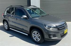 2012 Volkswagen Tiguan 5N MY12.5 132TSI Tiptronic 4MOTION Pacific Grey 6 Speed Sports Automatic