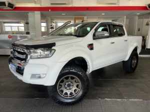 2015 Ford Ranger PX MkII XLT Utility Double Cab 4dr Man 6sp, 4x4 970kg 3.2DT White Manual Utility