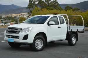 2017 Isuzu D-MAX MY17 SX Space Cab White 6 Speed Sports Automatic Cab Chassis
