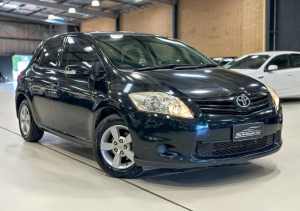 2012 Toyota Corolla ZRE152R MY11 Ascent Black 6 Speed Manual Hatchback