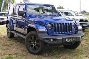2020 Jeep Wrangler JL MY20 Unlimited Overland Blue 8 Speed Automatic Hardtop Caroline Springs Melton Area Preview