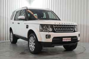 2015 Land Rover Discovery Series 4 L319 MY15 TDV6 White 8 Speed Sports Automatic Wagon