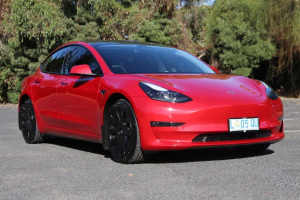 2022 Tesla Model 3 MY22 Long Range AWD Red 1 Speed Reduction Gear Sedan