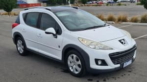 2010 Peugeot 207 MY10 Upgrade Touring Outdoor HDi White 6 Speed Manual Wagon