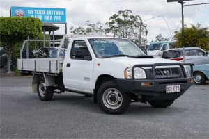 2012 Nissan Navara D22 S5 DX 4x2 White 5 Speed Manual Cab Chassis
