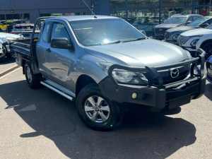 2015 Mazda BT-50 UR0YF1 XT Freestyle Silver 6 Speed Sports Automatic Cab Chassis