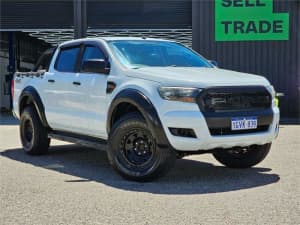 2016 Ford Ranger PX MkII XL 3.2 (4x4) White 6 Speed Automatic Crew Cab Utility
