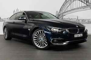 2017 BMW 4 Series F32 430i M Sport Imperial Blue 8 Speed Sports Automatic Coupe