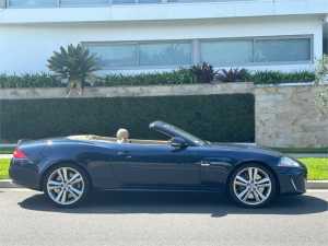 2011 Jaguar XKR X150 MY10 5.0 SC V8 Blue 6 Speed Auto Sequential Convertible