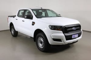 2017 Ford Ranger PX MkII MY17 XL 2.2 Hi-Rider (4x2) White 6 Speed Automatic Crew Cab Pickup