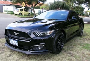 2017 Ford Mustang FM 2017MY GT SelectShift Black 6 Speed Sports Automatic Convertible