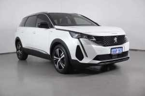 2021 Peugeot 5008 P87 MY21 GT 1.6 THP White 6 Speed Automatic Wagon