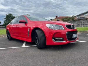 2017 Holden Commodore VF SERIES 11 SV6 Red 6 Speed Automatic Sedan