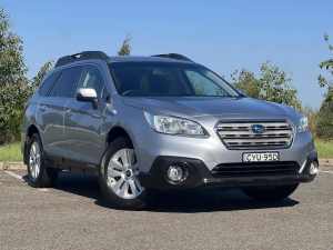 2015 Subaru Outback B6A MY15 2.0D CVT AWD Silver 7 Speed Constant Variable Wagon
