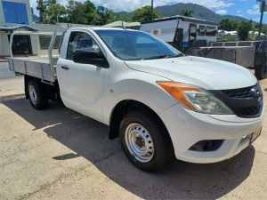 2011 Mazda BT-50 XT (4x2) White 6 Speed Manual Cab Chassis Earlville Cairns City Preview