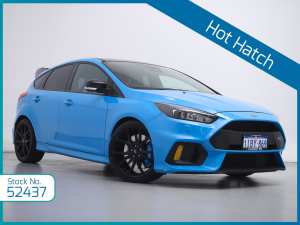 2017 Ford Focus LZ RS Limited Edition Blue 6 Speed Manual Hatchback