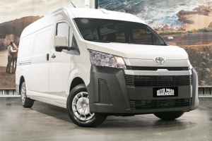 2023 Toyota HiAce GDH320R High Roof Super LWB White 6 Speed Sports Automatic Van