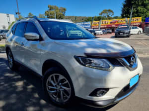 2015 Nissan X-Trail T32 TI (4x4) White Crystal Continuous Variable Wagon