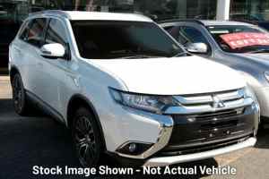 2016 Mitsubishi Outlander ZK MY16 LS 4WD White 6 Speed Constant Variable Wagon