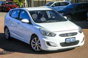 2017 Hyundai Accent RB5 MY17 Sport White 6 Speed Sports Automatic Hatchback