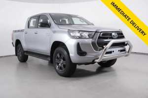 2022 Toyota Hilux GUN126R SR (4x4) Silver 6 Speed Automatic Double Cab Pick Up