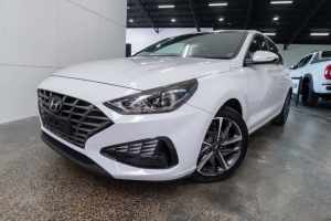 2022 Hyundai i30 PD.V4 MY22 Active White 6 Speed Sports Automatic Hatchback