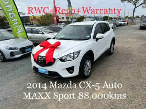 2014 Mazda CX-5 MY13 Upgrade Maxx Sport (4x2) White 6 Speed Automatic Wagon