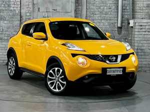 2015 Nissan Juke F15 Series 2 ST X-tronic 2WD Yellow 1 Speed Constant Variable Hatchback
