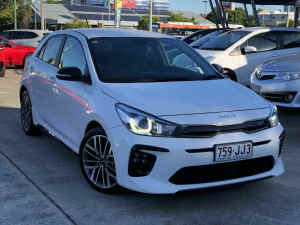 2021 Kia Rio YB MY22 GT-Line DCT White 7 Speed Sports Automatic Dual Clutch Hatchback Chermside Brisbane North East Preview