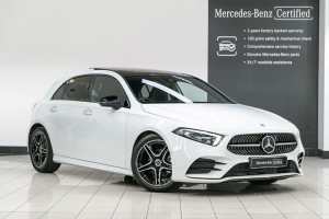 2022 Mercedes-Benz A-Class W177 802MY A180 DCT White 7 Speed Sports Automatic Dual Clutch Hatchback