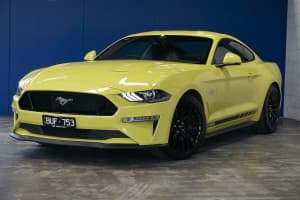 2021 Ford Mustang FN 2021.50MY GT Yellow 10 Speed Sports Automatic Fastback