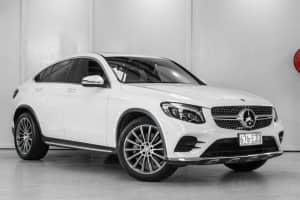 2016 Mercedes-Benz GLC-Class C253 GLC250 Coupe 9G-Tronic 4MATIC White 9 Speed Sports Automatic Wagon