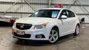 2014 Holden Cruze JH Series II MY14 Equipe White 6 Speed Sports Automatic Hatchback