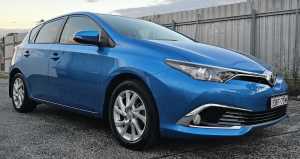 2017 Toyota Corolla ZRE182R Ascent Sport S-CVT Blue 7 Speed Constant Variable Hatchback Cardiff Lake Macquarie Area Preview