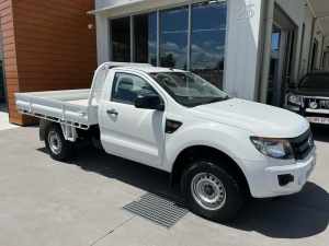 2014 Ford Ranger PX XL SINGLE CAB White Manual Cab Chassis Bells Creek Caloundra Area Preview