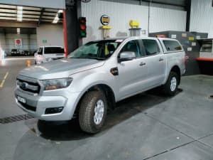 2017 Ford Ranger PX MkII MY17 Update XLS 3.2 (4x4) Silver 6 Speed Manual Double Cab Pick Up