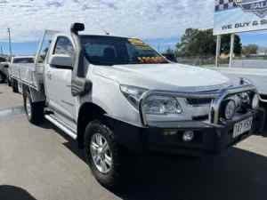 2013 Holden Colorado RG MY13 LX White 6 Speed Sports Automatic Cab Chassis Bundaberg West Bundaberg City Preview