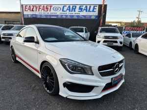 2014 Mercedes-Benz CLA250 117 4Matic White 7 Speed Automatic Coupe