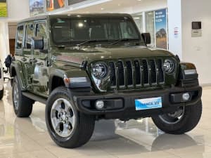 2021 Jeep Wrangler JL MY21 Unlimited Rubicon Green 8 Speed Automatic Hardtop