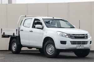 2015 Isuzu D-MAX MY15 SX Crew Cab White 5 Speed Sports Automatic Cab Chassis