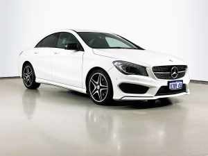 2014 Mercedes-Benz CLA200 117 White 7 Speed Automatic Coupe