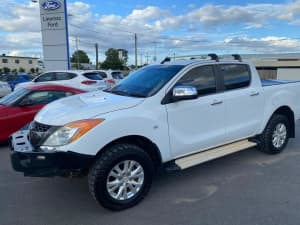 2013 Mazda BT-50 UP GT White 6 Speed Manual Utility