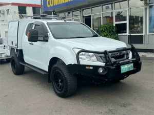 2015 Isuzu D-MAX MY15 SX White Sports Automatic Cab Chassis