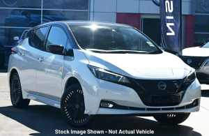 2023 Nissan Leaf ZE1 MY23 e Ivory White & Diamond Black 1 Speed Reduction Gear Hatchback