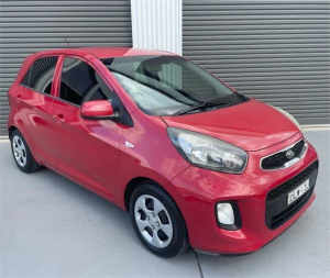 2016 Kia Picanto TA MY17 SI Red 4 Speed Automatic Hatchback