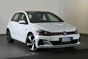 2020 Volkswagen Golf 7.5 MY20 GTI DSG White 7 Speed Sports Automatic Dual Clutch Hatchback North Hobart Hobart City Preview
