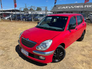 2004 DAIHATSU SIRION M100 5D HATCHBACK 1.0L INLINE 3 4 SP AUTOMATIC Kenwick Gosnells Area Preview