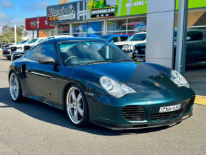 2003 Porsche 911 996 MY03 Turbo Green 5 Speed Sports Automatic Coupe Greenacre Bankstown Area Preview