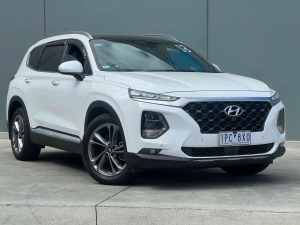 2019 Hyundai Santa Fe TM MY19 Highlander White 8 Speed Sports Automatic Wagon